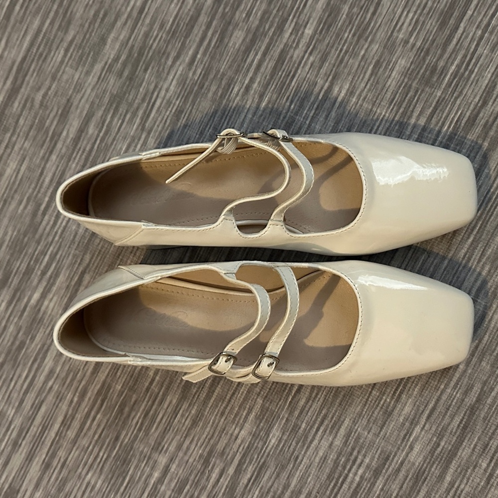 Cream Patton Heels